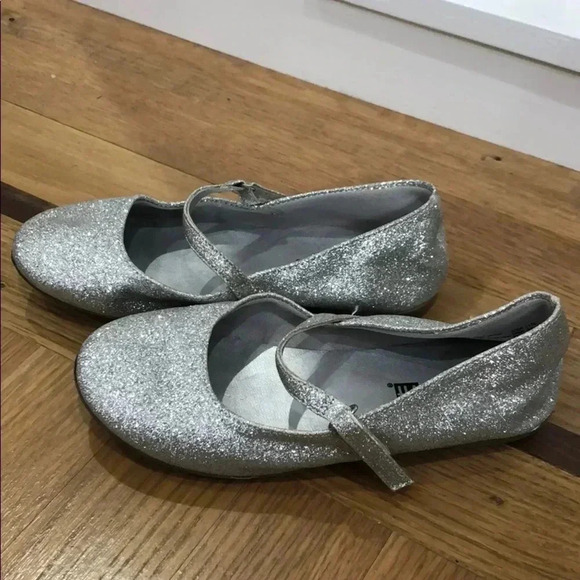 Silver Mary Janes - Picture 1 of 6